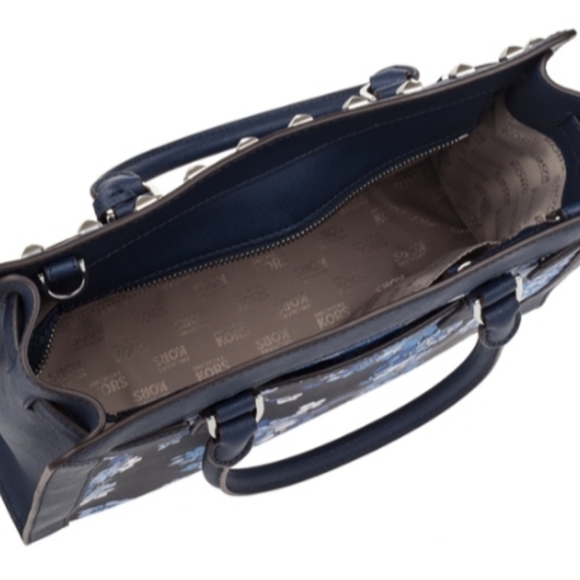 Michael Kors DILLON medium Satchel with matching Jet Set Wallet - Picture 5 of 8